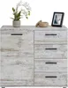 Kommode Sideboard Schrank CHICAGO Shabby Chic, mit Tür und Produktbild-Vorschau 2