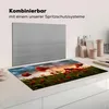 KitchenYeah© Herdabdeckplatte Mohnblumen - Wolken - Blumen Produktbild-Vorschau 3