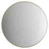 Wandspiegel 40 cm, rund, matt gold, Aluminiumrahmen Produktbild-Vorschau 1