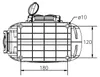 Kabeltrommel mit Automatischen Aufrollmechanismus 15m IP44 Produktbild-Vorschau 6