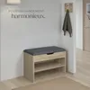 Banc à chaussures JASMINA avec coussin d'assise Voir les images du produit 7