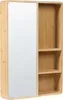 BELIANI Bad-Spiegelschrank Hellbraun Bambusholz Rechteckig Produktbild-Vorschau 1