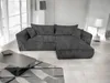 Ecksofa Berlin 255x160 Dunkelgrau CORD mit schlaffunktion Produktbild-Vorschau 1
