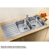 Spüle Blanco LANTOS 8 S-IF 1160 x 500 mm edelstahl Produktbild-Vorschau 9