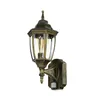 A classic-style outdoor wall lamp with a gold finish and glass panels, shown against a white background. Produktbild-Vorschau