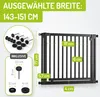BOMI® Türschutzgitter Miko ohne Bohren 63–161 cm | Produktbild-Vorschau 3