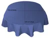 Tischdecke oval blau 160x260 cm Leinenoptik Lotuseffekt Produktbild-Vorschau 4