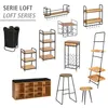 WENKO Regal LOFT 4 Etagen Bambus Bad Küche Wohn Zimmer Produktbild-Vorschau 5
