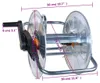 vidaXL Nástěnný hadicový naviják pro 50 m 1/2" nebo 35 m Náhled obrázku produktu 7