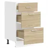 vidaXL Szafka dolna Lyon dąb sonoma 40x46x81,5 cm materiał Podgląd zdjęcia produktu 5