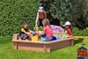 Sandkasten Sandy D. 230cm aus Lärchenholz - Material: Produktbild-Vorschau 1