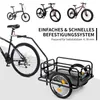 FCH Fahrradanhänger für 60 kg Zuladung,Transportwagen, Produktbild-Vorschau 8