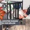 eluno mobilný stohovateľný vozík na uskladnenie športových Náhľad obrázku produktu 5