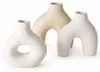 Keramik Vasen Set 3-teilig – Handgearbeitete Steingut Vasen Produktbild-Vorschau 7