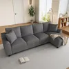 Merax L-Form Ecksofa 4 Sitzer, Chenille Sofa Mit Produktbild-Vorschau 5