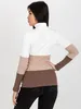 Rue Paris Damen-Rollkragenpullover Karsyn schwarz braun Produktbild-Vorschau 3