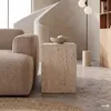 home24 Beistelltisch - Travertin / Beige Produktbild-Vorschau 9