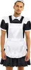 Herren Zimmermädchen Kostüm Gr. XXL Dienstmädchen Cosplay Produktbild-Vorschau 1