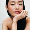 Pandora Charm Engravable Sparkling Button pozłacany Podgląd zdjęcia produktu 2