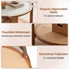 COSTWAY Couchtisch Rund 2-Ebenen, Wohnzimmertisch Holz Produktbild-Vorschau 7