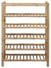 Étagère à chaussures vidaXL, 68 x 28 x 96 cm, bambou, Voir les images du produit 4