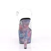 ADORE-708REFL Damen Sandale von Pleaser, Transparent EU 37, Produktbild-Vorschau 4