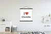 MuchoWow® Textilposter Ich liebe - Charlotte - Mädchen Produktbild-Vorschau 2