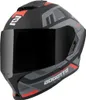 Casque Bogotto Phantom Codex Fiberglass, noir/gris/rouge, S Voir les images du produit 1