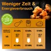 GOURMETmaxx 4in1-Heißluftfritteuse 1600 W, 6 L - Produktbild-Vorschau 4