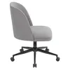 A gray office chair with a black base and wheels, shown from a side angle on a white background. Náhľad obrázku produktu