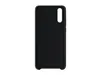 A black phone case is shown against a white background. Produktbild-Vorschau