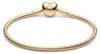 Pandora Moments bracciale a maglie di serpente con chiusura Anteprima dell’immagine prodotto 3