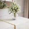 TV-Schrank ONYX auf goldenen Beinen Hochglanz 158 cm Weiß / Produktbild-Vorschau 5