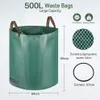 WYCTIN 2er Set Gartenabfallsäcke Laubsack 500L | bis zu Produktbild-Vorschau 6