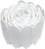 A white garden border fence. Produktbild-Vorschau