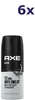 6 deodoranti spray Axe - Black Dry 150 ml Anteprima dell’immagine prodotto 1