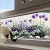 GKA XL Fensterbild Pusteblumen lila Fensterfolie Produktbild-Vorschau 4