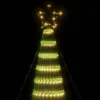 vidaXL Albero di Natale a LED 688 LED bianco caldo 300 cm Anteprima dell’immagine prodotto 6