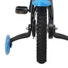 14 Zoll Kinderfahrrad mit Stützrädern Fahrrad Blau für Produktbild-Vorschau 11