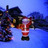 1,5 M Vianočná nafukovacia dekorácia Santa Claus Vonkajšia Náhľad obrázku produktu 8