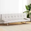 vidaXL Rozkładana sofa z 2 poduszkami ze sztucznej skóry, Podgląd zdjęcia produktu 1