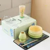 Matcha Set Tea (7 pièces) Céramique, fouet à matcha en Voir les images du produit 4