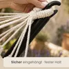 Doppel Hängematte mit Gestell 200x120 cm Garten Hängeliege Produktbild-Vorschau 7