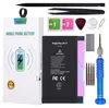 A product shot of a mobile phone battery replacement kit for an iPhone 12, including the battery, tools, and packaging. Podgląd zdjęcia produktu
