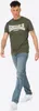 Herren T-Shirt normale Passform FULWOOD Olive/White XL Produktbild-Vorschau 3