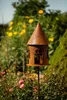 Garten Deko Windlicht Vogelhaus Gartendekoration Naturrost Produktbild-Vorschau 3