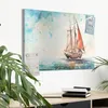 DEQORI Magnettafel Metall 60x40 cm 'Meeresträumerei' Produktbild-Vorschau 4