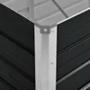 vidaXL Garten-Hochbeet Anthrazit 320 x 80 x 77 cm Produktbild-Vorschau 3