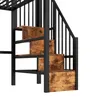 Lit mezzanine 90 x 200 cm avec bande lumineuse LED – Voir les images du produit 12