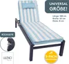 LILENO HOME Sonnenliege Auflage mit Kopfkissen [1er Set - Produktbild-Vorschau 2